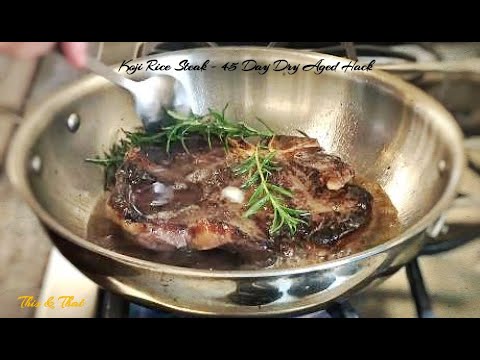 Koji Rice Steak Sous Vide-The Dry-Age Shortcut: How to Fake 45 Days in 48 Hours.