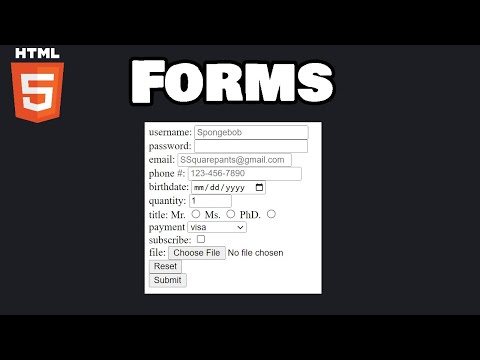 Learn HTML forms in 10+ minutes! 📝