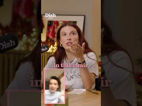 Being silly on set with Noah Schnapp | Millie Bobby Brown | Dish Podcast