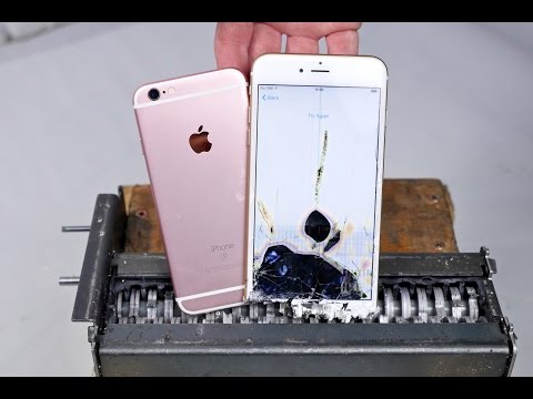 Paper Shredder vs iPhone 6S - Can You Shred an iPhone?
