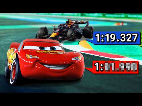 Could Lightning McQueen beat Max Verstappen around a lap?