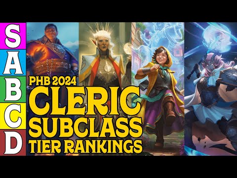 Cleric Subclass Tier Ranking in D&D 2024