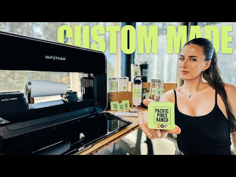 PRINTING ONE OF A KIND CUSTOM MERCH with EUFY E1 UV PRINTER #printing #crafts #diy #merch