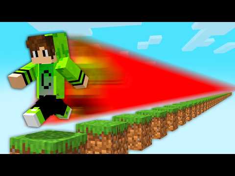 I TRAVELED 1,000,000 BLOCKS IN MINECRAFT!