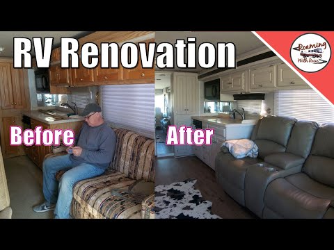 RV Renovation Before and After - Amazing and DIY !