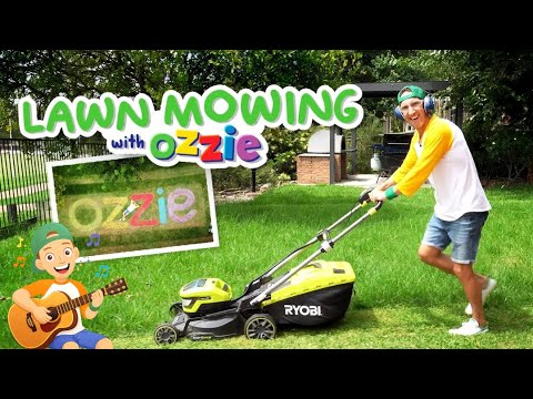 Mow the Lawn Song | NEW Lawn Mowing Song for Kids!