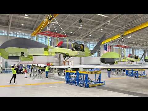Inside Massive Restricted US Factory Building $700 Millions Spy Drone