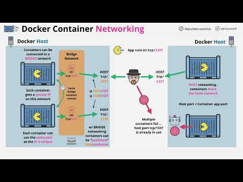 Free Docker Fundamentals Course - Docker networking - modes and port exposure