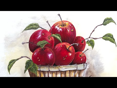 Los secretos para pintar las manzanas mas bonitas