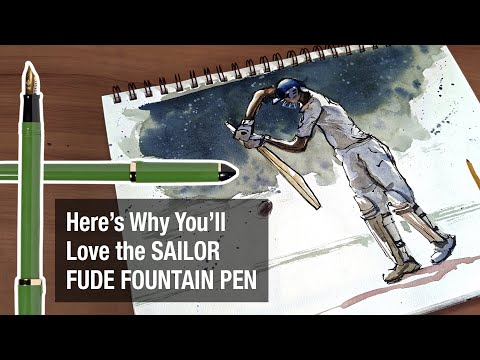 Everything I Know about Urban Sketching with a Sailor Fude Fountain Pen