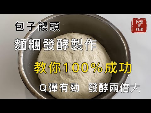 麵糰發酵製作 學會零失敗 Q彈又有咬勁 包子饅頭都好吃 Dough fermentation