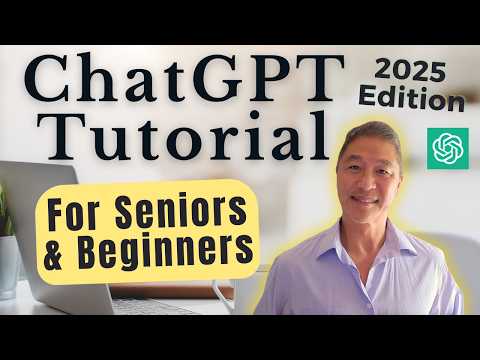 ChatGPT Tutorial 2025 for Seniors and Beginners Learning AI