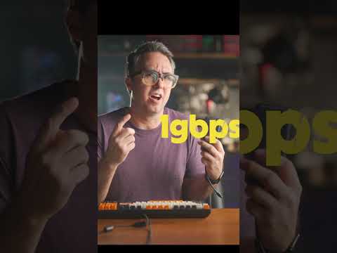 Gigabits are not gigaBYTES. Full video in videos.  #5gbps #ethernet #networking #gigabitspeeds