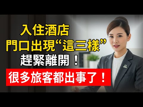 入住酒店門口出現“這三樣”，趕緊離開！很多旅客都出事了！