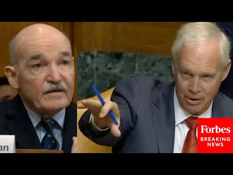 'Who Are Your Clients?': Ron Johnson Grills Witness At Hearing About Climate Change