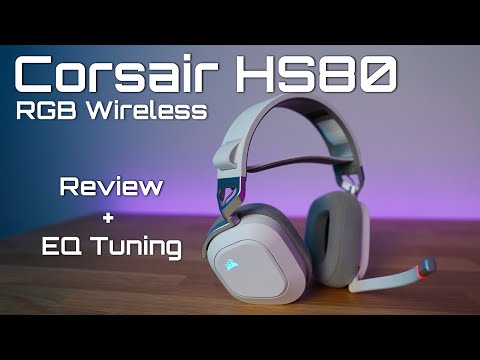 Corsair HS80 RGB Wireless Headset Review - The Deepest Dive! New color!