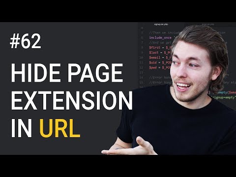 62: How to Remove the File Extension and Variables From the URL | Remove .php in URL | PHP Tutorial