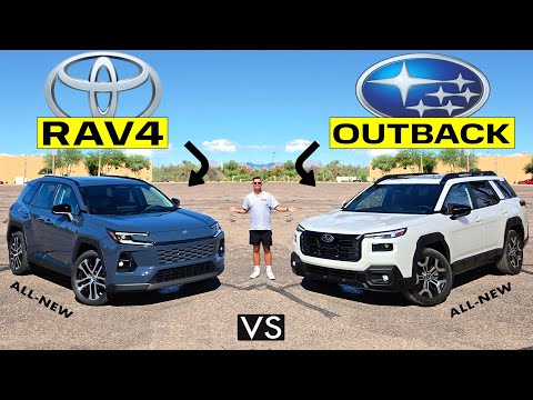 REDESIGNED ICONS! -- 2026 Toyota RAV4 vs. 2026 Subaru Outback: Comparison