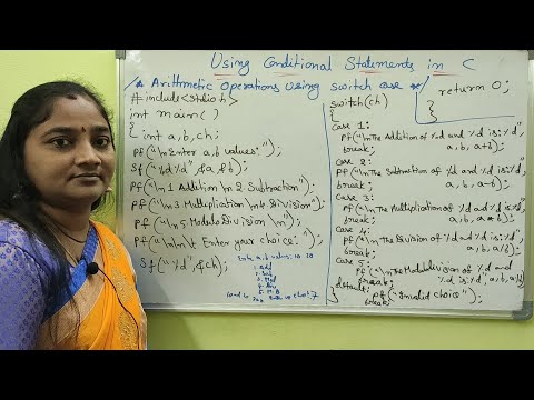 C-Language || Class-55 || Examples on Conditional Statements in C || Telugu Scit Tutorials