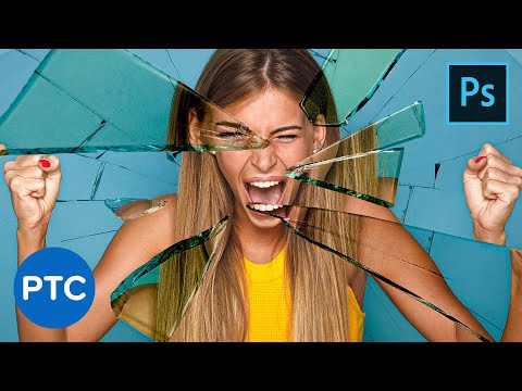 Broken Glass Effect In Photoshop!