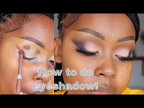 HOW TO DO EYESHADOW FOR BEGINNERS!! // VERY DETAILED TUTORIAL!!