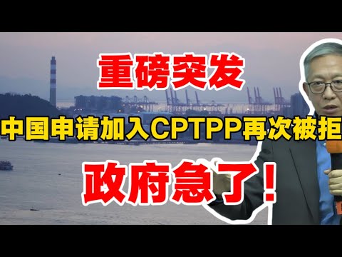 重磅突发！中国申请加入CPTPP再次被拒，政府急了！许成钢教授点破真相！