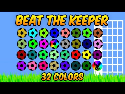 Beat The Keeper - 32 Colors Tournament #2 - Algodoo Marble Race