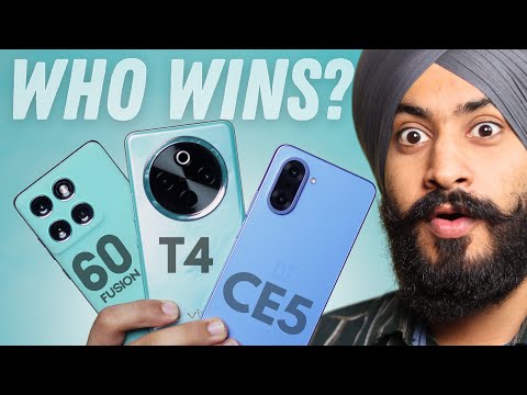 Most Balanced Phone Under ₹25,000 | Oneplus Nord CE 5 vs Moto Edge 60 Fusion vs vivo T4 |
