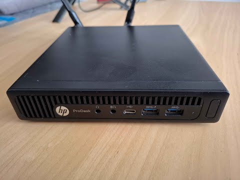 HP ProDesk 600 G2 Mini (disassembly, upgrades, external antennas)