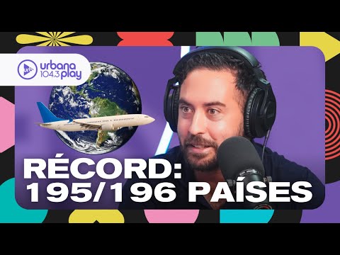 El primer argentino en visitar todos los países del mundo: le falta un país para romper el récord