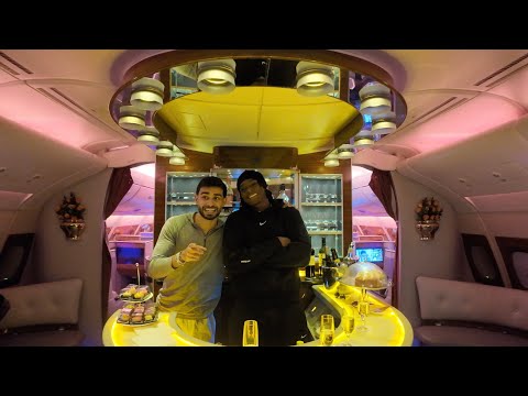 4 Friends Film A Vlog On Emirates First Class