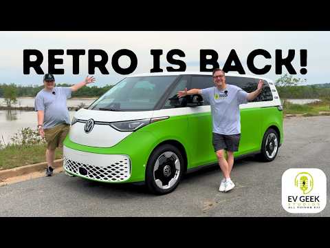 RETRO is BACK! 2025 Volkswagen ID. Buzz First Drive and Review