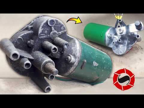 Rusty Wiper Motor Restoration and reuse / Silecek motoru restorasyonu