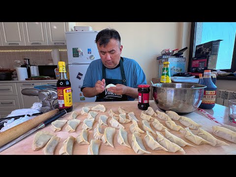 НАСТОЯЩИЕ КИТАЙСКИЕ ПЕЛЬМЕНИ ОТ РУСЛАНА С ОСТРЫМ СОУСОМ И ФУНЧЕЗОЙ, ЛУЧШИЙ РЕЦЕПТ