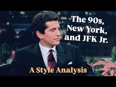 JFK Jr's 90's "City Chic" Style Explained | Timeless Menswear Icon & Fashion Analysis