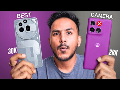 The BEST Camera Phone Under ₹30K - Moto Edge 60 Pro vs Nothing 3a Pro !