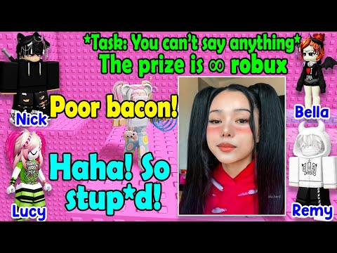 🤫 TEXT TO SPEECH 🙅🏻‍♀️ I Must Not Say Anything To Get Infinite Robux 💰 Roblox Story