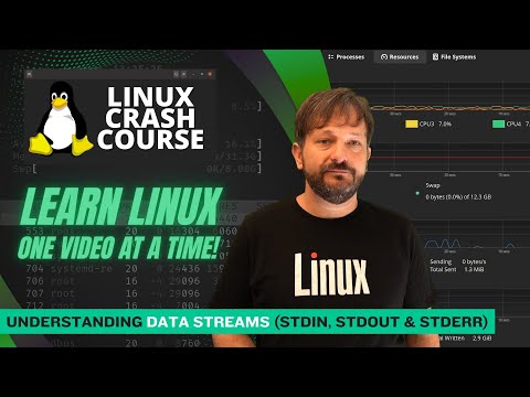 Linux Crash Course - Data Streams (stdin, stdout & stderr)