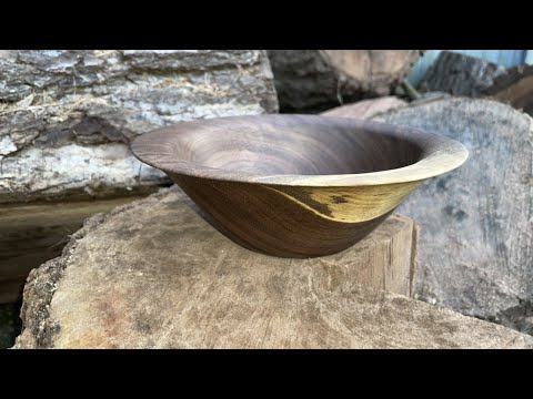 Turning It Wet And Letting It Warp - It's My Most Favorite Cut Of Walnut, Too