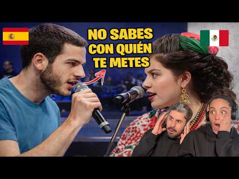 😱 JOVEN MEXICANA HUMILLA a CANTANTE ESPAÑOL en DUELO de IMPROVISACIÓN
