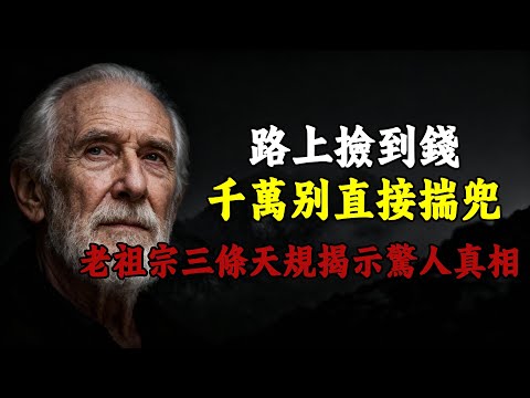 撿錢後這三件事千萬別做！老祖宗三句忠告暗藏玄機，做對引來滾滾橫財，做錯一步可能堵死你的財路，速看避坑！
