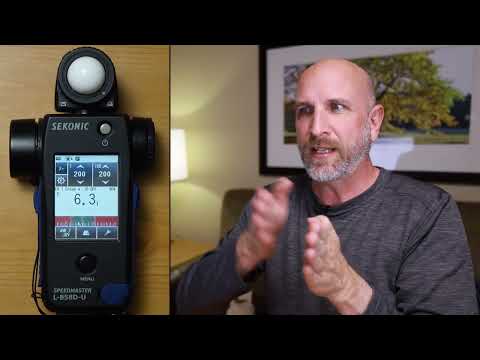 Using the Analog Scale on Sekonic L-858D and L-478D Light Meters with Mark Wallace