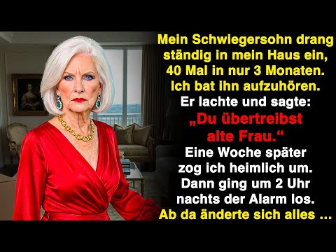 Mein Schwiegersohn drang ständig in mein Haus ein – ich zog heimlich um und stellte ihn der Polizei.