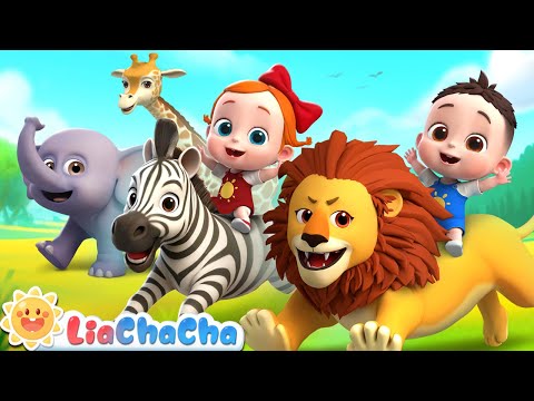 Old MacDonald Song with Savanna Animals | EP159 | Kids Songs & Nursery Rhymes | LiaChaCha