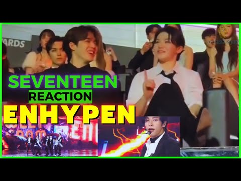 SEVENTEEN Reaction ENHYPEN Sweet Venom + Bite Me Golden Disc Awards 2024 JAKARTA
