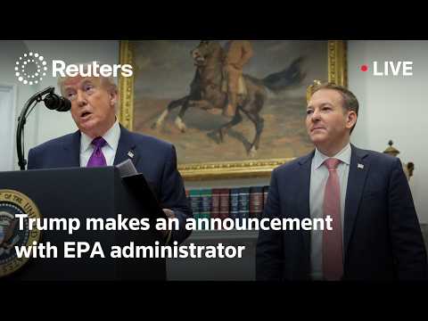 LIVE: Trump makes an announcement with EPA administrator