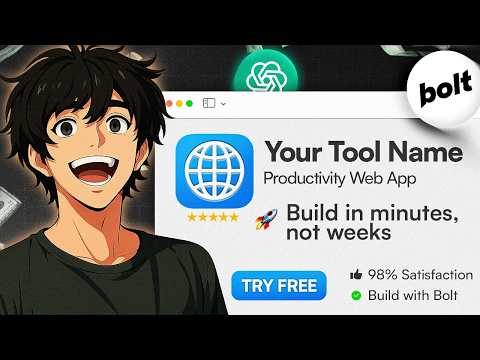 Full Walkthrough: Vibe-Coding a Frontend Web App in 23 Minutes Using Bolt