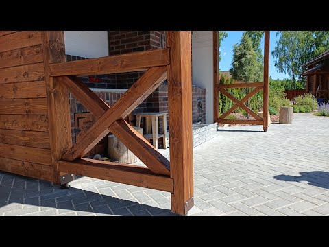 Перила кресты своими руками