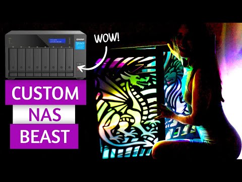 Next-Level Custom NAS Cabinet Build for My QNAP TVS-h874