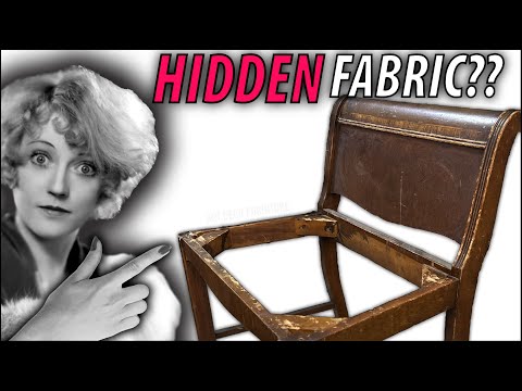 HIDDEN FABRIC revealed in Roaring 20s RESTORATION